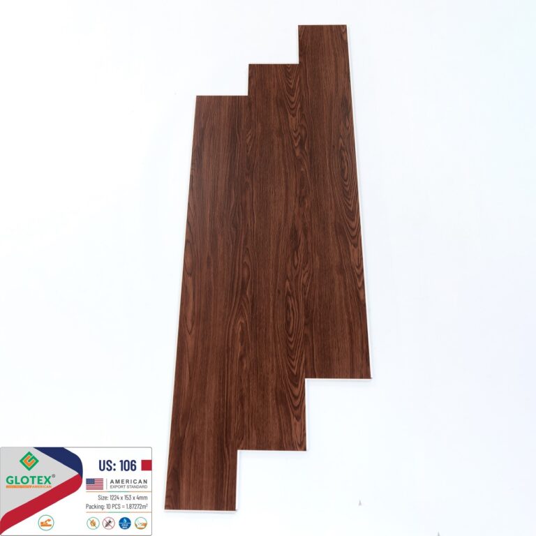 Sàn nhựa Glotex vân gỗ màu US 106