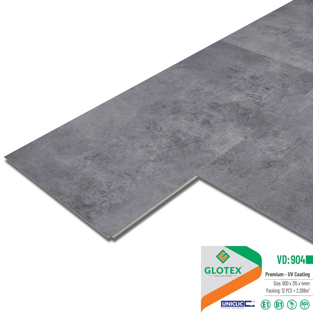 Sàn nhựa Glotex hèm khóa vân đá VD904