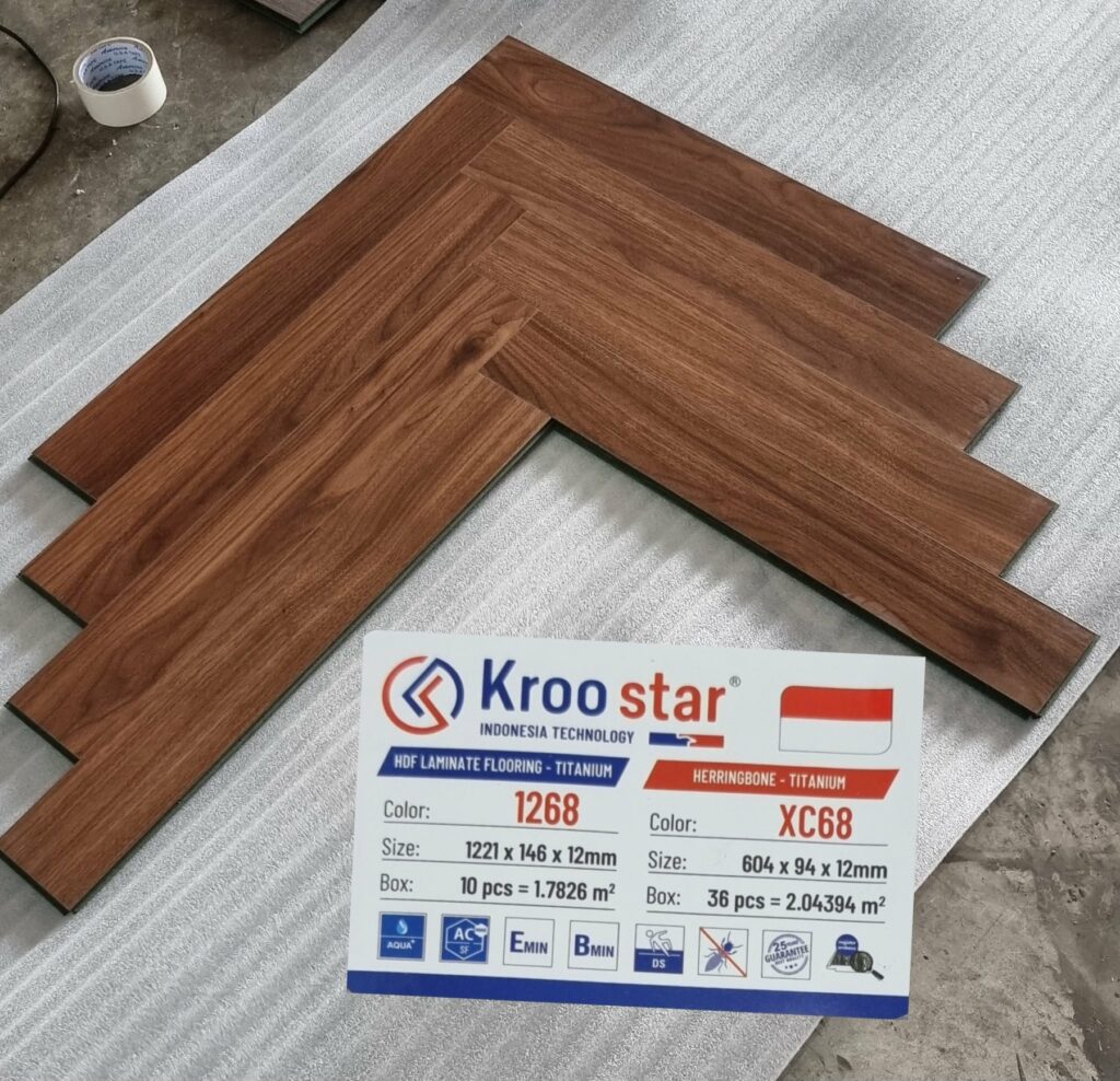 sàn gỗ xương cá Kroo Star