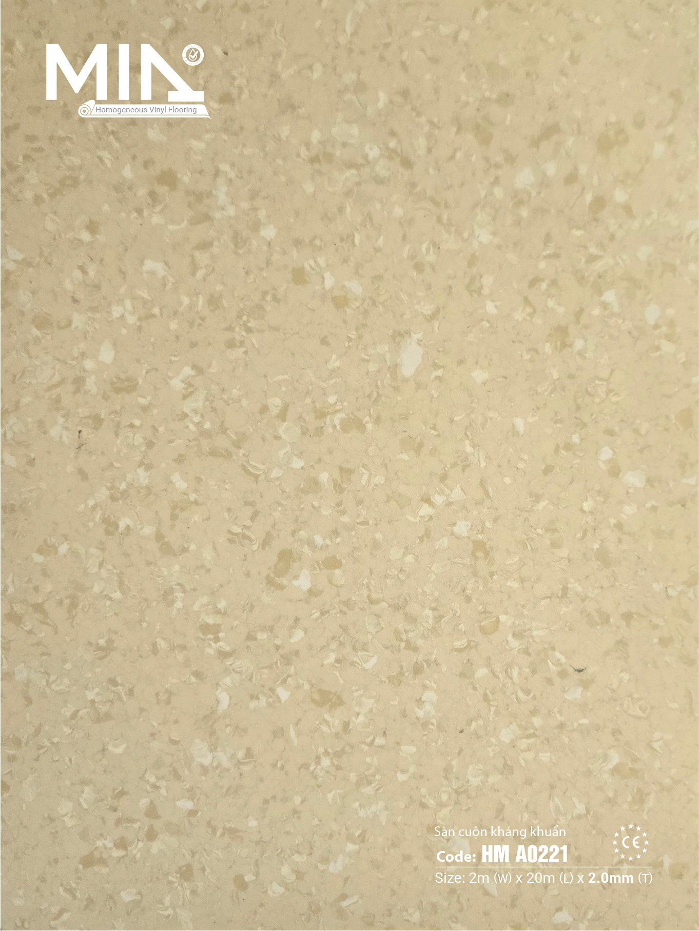 Sàn Vinyl Cuộn Kháng Khuẩn Mia HM A0221
