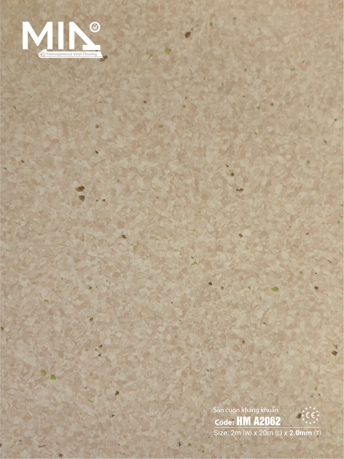 Sàn Vinyl Cuộn Kháng Khuẩn Mia HM 2062