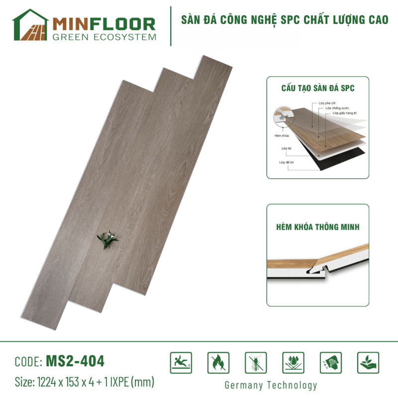 Sàn Đá SPC MinFloor MS2-404