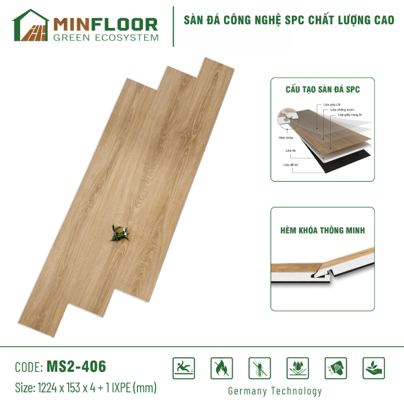 Sàn Đá SPC MinFloor MS2-406