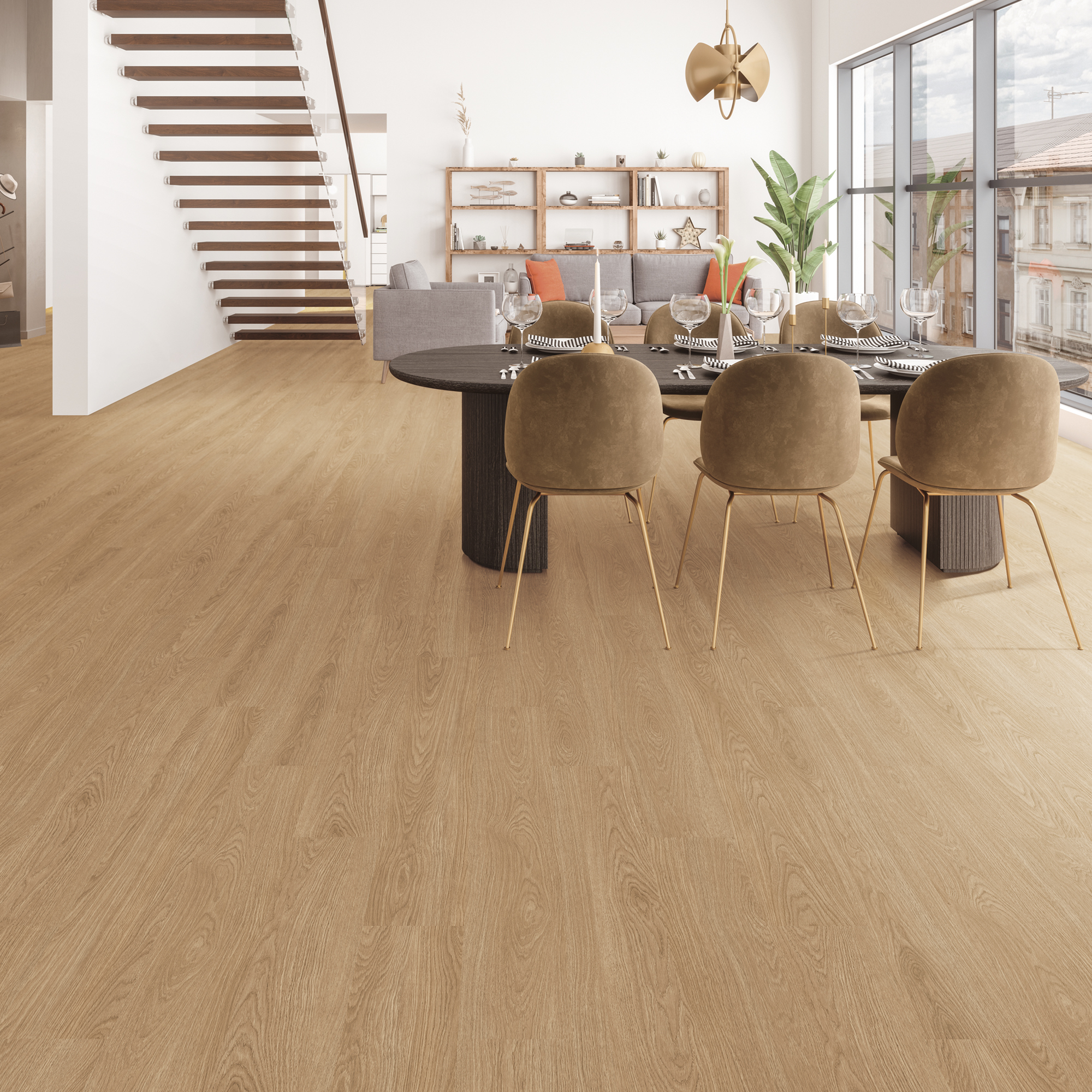 Sàn Gỗ Pháp TARKETT GRAND YELLOW OAK