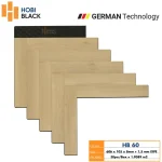 Sàn Gỗ Cốt Đen Xương Cá HobiBlack HB 60