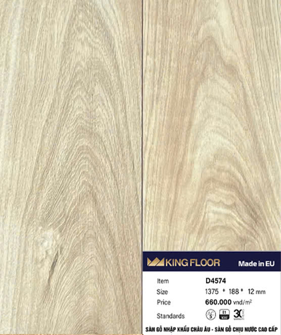 Sàn Gỗ KingFloor D4574