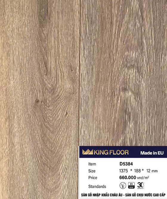 Sàn Gỗ KingFloor D5384